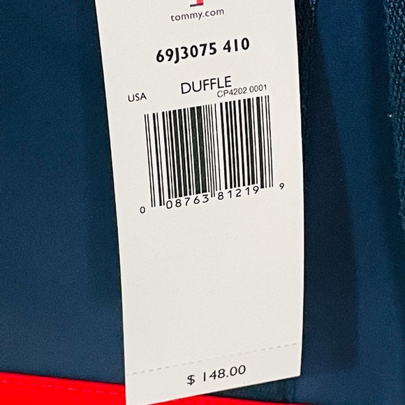 NWT Tommy Hilfiger Blue Duffle Bag - Picture 5 of 12